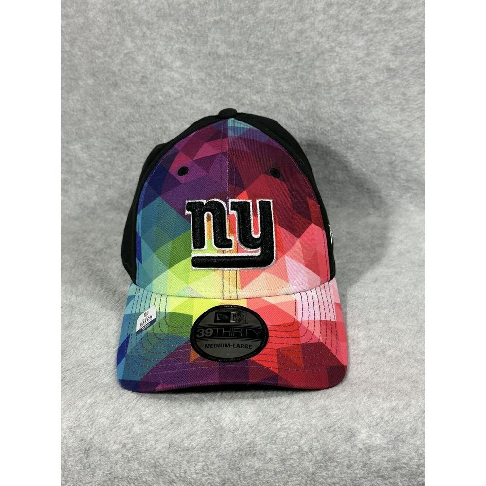 New York Giants New Era Crucial Catch 39THIRTY Flex-Fit Hat‎ Cap New Size M/L